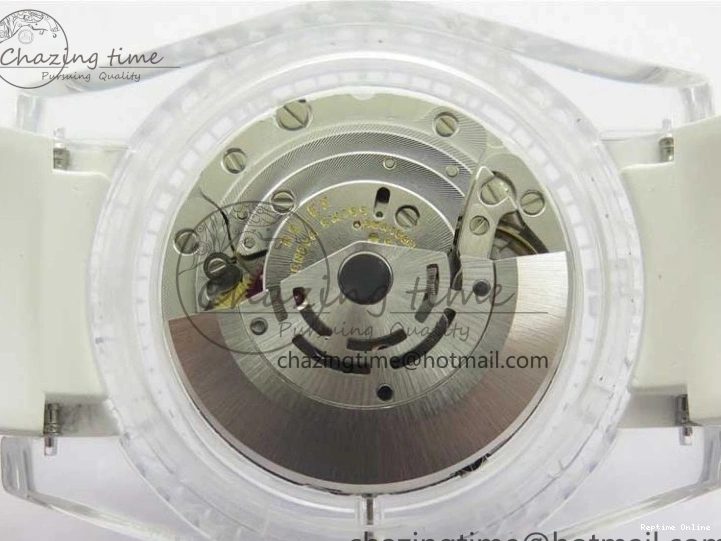 1219 Submariner Phantomlab Transparent KZF Best Edition Blue Fruit Dial on White Rubber Strap VR Classic 2563